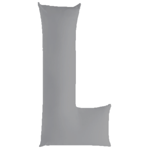 L-shaped pregnancy pillow