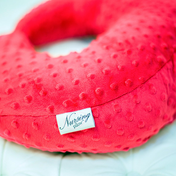 Hot Pink Minky Nursing Pillow