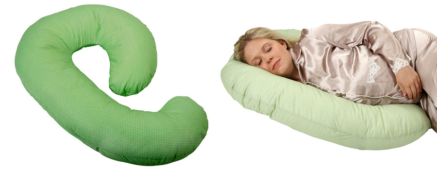 Snoogle Mini Compact Side Sleeper Body Pillow