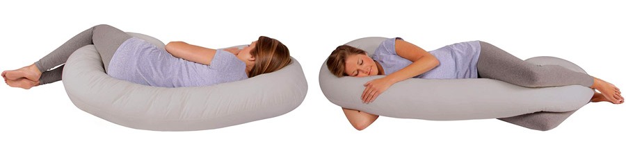 Leachco Snoogle Total Body Pillow - Grey